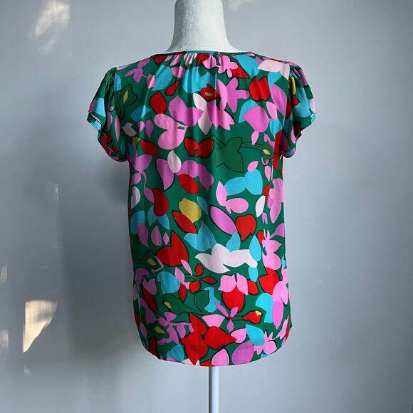 J. Crew Hana Mildred Floral Coche Blouse Top - Picture 3 of 7